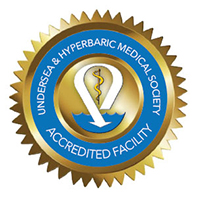 hyperbaric medicine accreditation logo for hyperbaric chamber decompression chamber for hyperbaric treatments