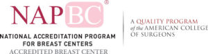 NAPBC breast cancer accreditation seal