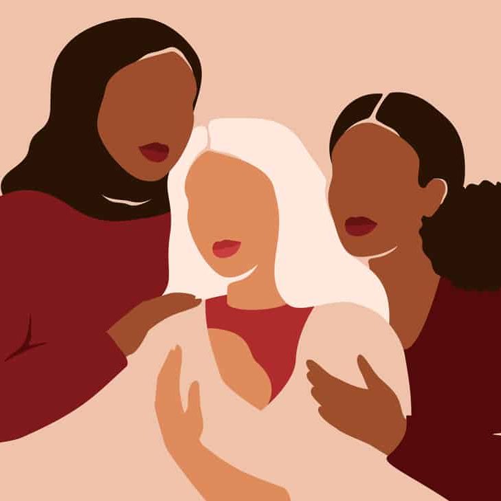 Black mothers caregivers support newborn
